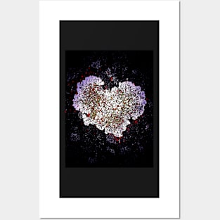 Glowing Heart Posters and Art